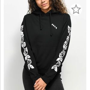 Obey Olde Rose Black Hoodie